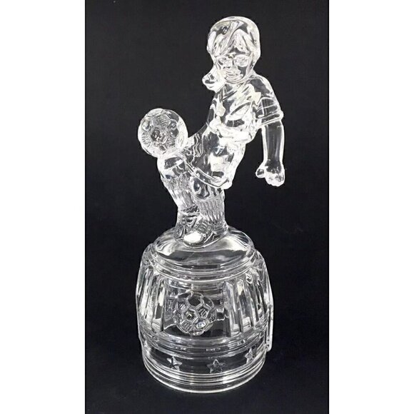 Princess House Other - Princess House Lead Crystal Girl Soccer Figurine #808